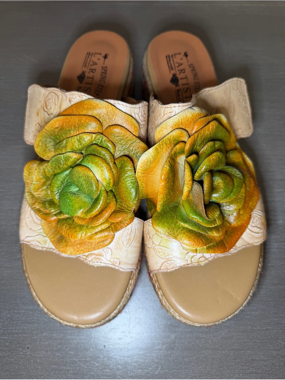 L’Artiste Balharbor Women’s Sandals Size 10-10.5 Leather Boho Comfort Shoes